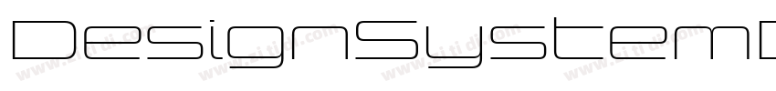 DesignSystemD 700I R字体转换